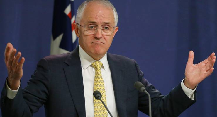 Malcolm Turnbull addresses the media