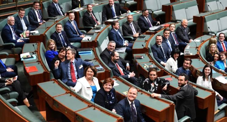 MPs in Australian parliament