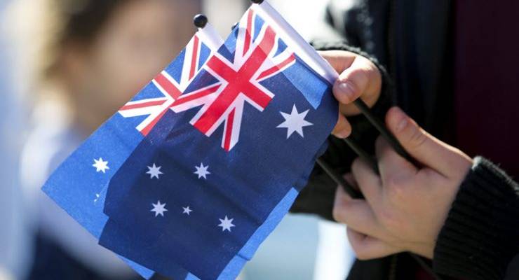 Australian immigration flag
