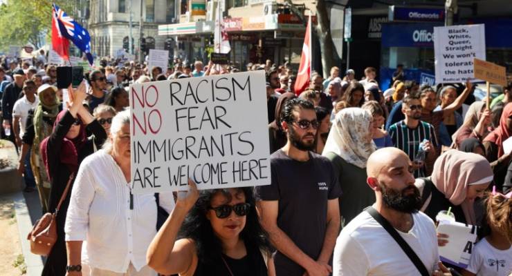christchurch terror attacks solidarity rally march