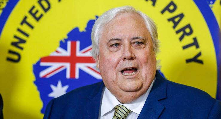 federal election clive palmer