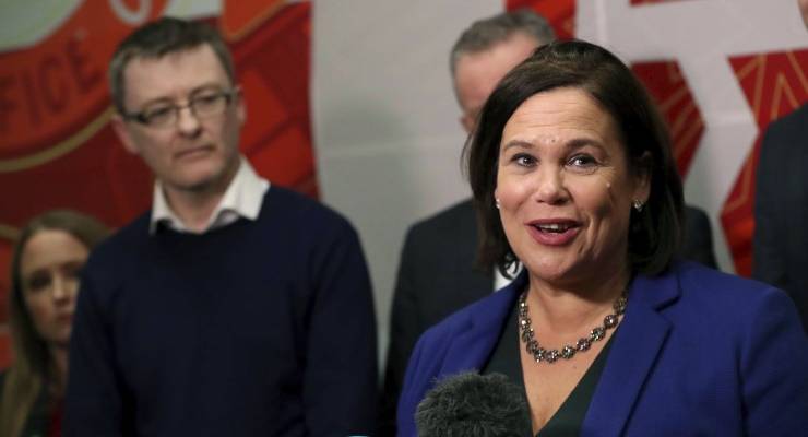 Sinn Féin president Mary Lou McDonald