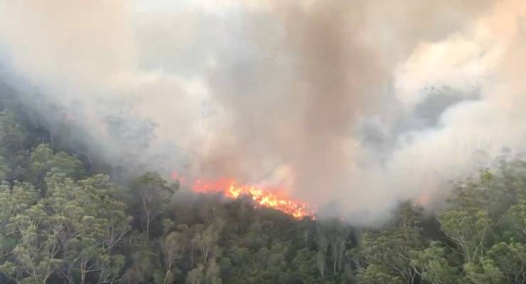 Fraser Island Bushfire