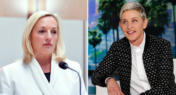 Christine Holgate and Ellen DeGeneres