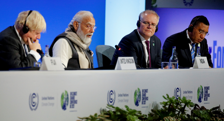 COP26 Boris Johnson Narendra Modi Scott Morrison Andrew Holness