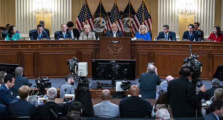 The January 6 committee (Image: AAP/EPA/Jabin Botsford)