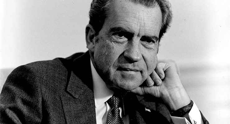 Portrait of President Nixon (Image: National Archives/66394332)