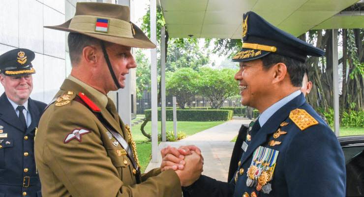 Indonesia's General Andika Perkasa (right) (Image: DFAT)