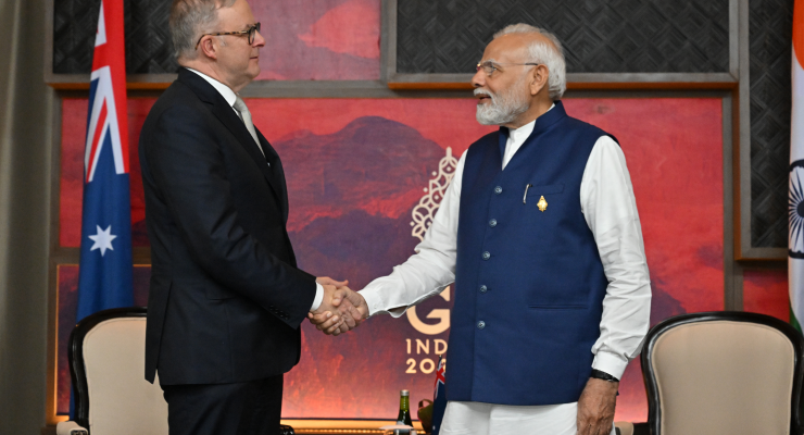 Anthony Albanese and Narendra Modi
