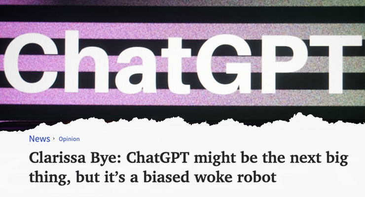 A composite of the ChatGPT logo and an article by The Daily Telegraph (Image: AAP/CFOTO/Sipa USA/The Daily Telegraph)
