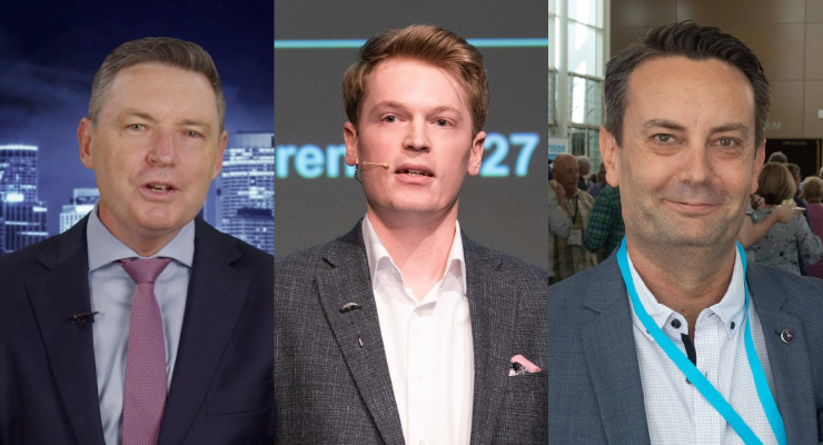 Lyle Shelton, Martyn Iles and Dave Pellowe