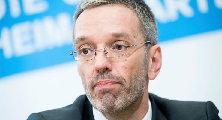 Leader of the Freedom Party of Austria Herbert Kickl (Image: AAP/AP/Michael Gruber)
