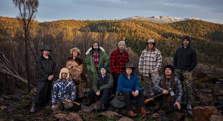 The cast of 'Alone Australia' (Image: Supplied)