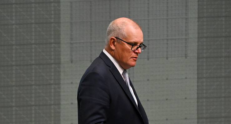 Former prime minister Scott Morrison (Image: AAP/Lukas Coch)