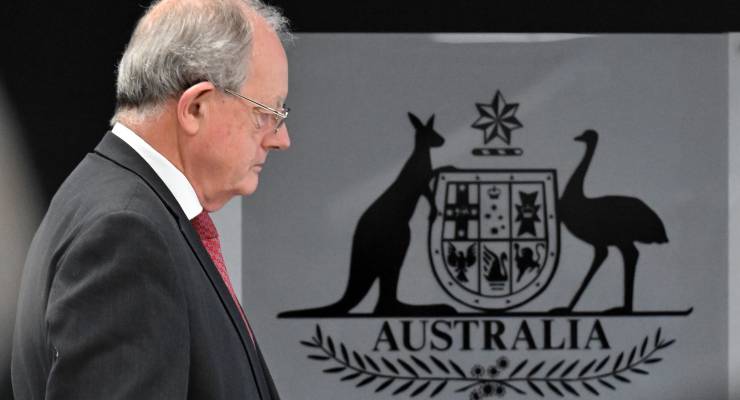 NACC commissioner Paul Brereton arrives for the first sitting of the anti-corruption watchdog (Image: AAP/Mick Tsikas)