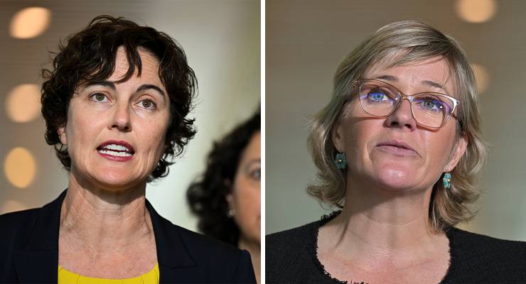 Independent MPs Kate Chaney and Zali Steggall (Images: AAP)