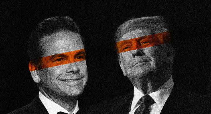 Lachlan Murdoch and Donald Trump (Image: AAP/Private Media)