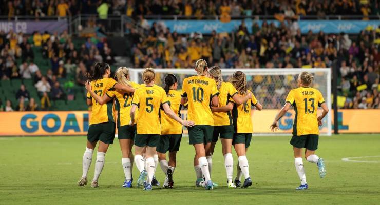 The Matilda's during last year's FIFA World Cup (Image: AAP/Richard Wainwright)