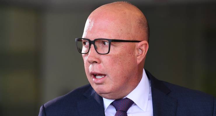 Peter Dutton (Image: AAP/Jono Searle)