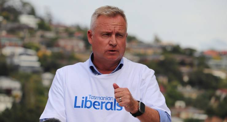 Tasmanian Premier Jeremy Rockliff (Image: AAP/Ethan James)