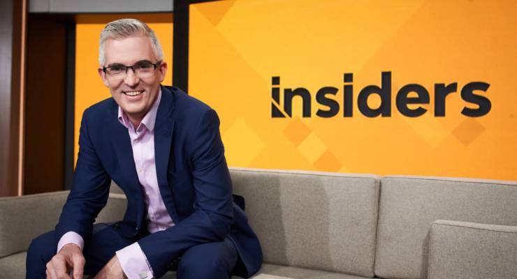 David Speers on the Insiders set (Image: ABC)