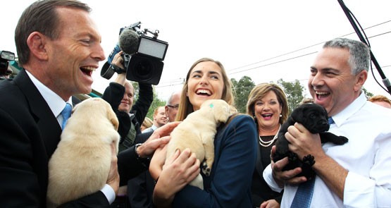 Tony Abbott, Joe Hockey puppies