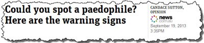 how to spot a paedophile