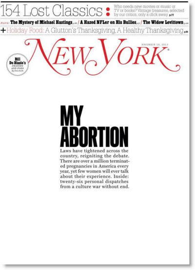 New York Magazine abortion