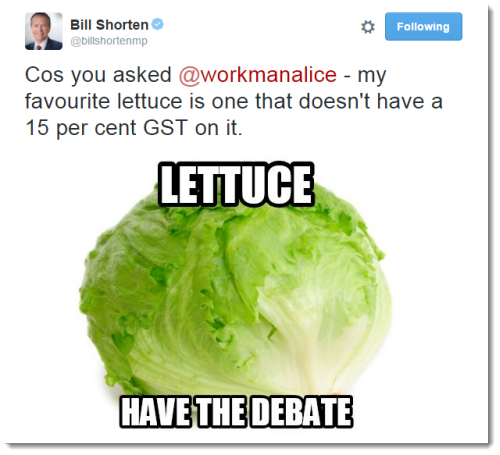 bill shorten tweet