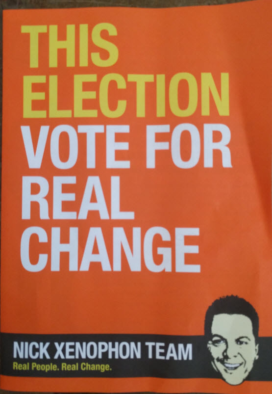 Nick Xenophon flyer 1