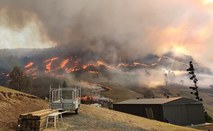 queensland bush fire