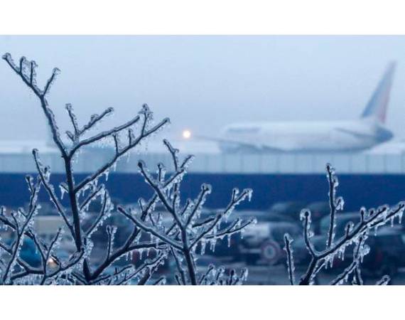 All Voices photo of Domodedovo (Moscow) under ice yesterday