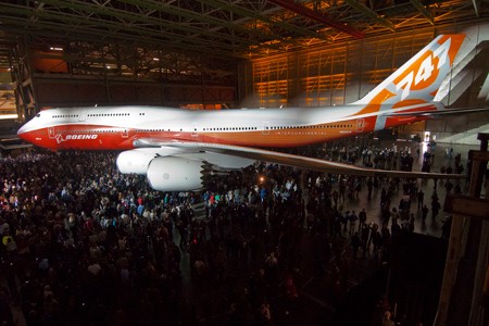 Boeing image: The first 747-8 Intercontinental revealed