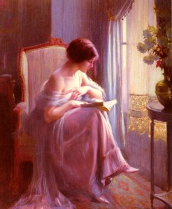 Enjolras-Delfin-Young-Woman-Reading-By-A-Window