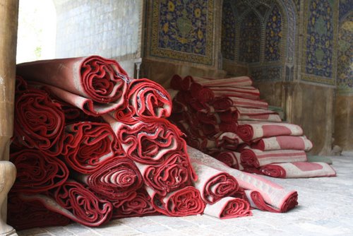 Carpets at Imam Mosque.