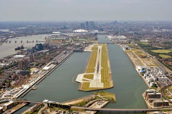 London City Airport, which BA says it can make carbon neutral with bio-fuels made in a handy nearby London City organic waste-to-fuel plant