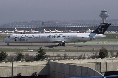 The jet before crashing, in its wanky Star Alliance means sod all livery.