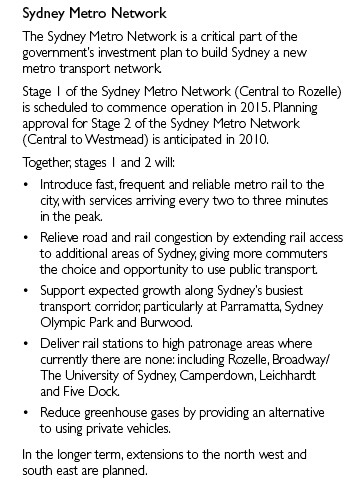 Sydney metro