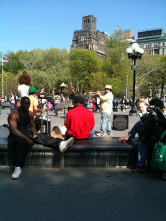 Washington Square buskers