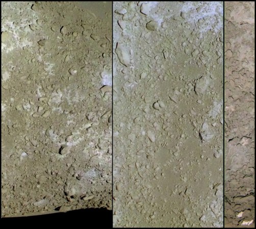 Hayabusa mapped most of the asteroid in detail, shown here in the hues astronauts would see