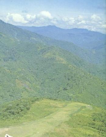 An overview of the Kagi airstrip which is the nearest to the reported crash site  as posted on Pprune.org this morning